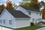 Farmhouse Style House Plan - 4 Beds 3.5 Baths 2525 Sq/Ft Plan #1060-407 Exterior 