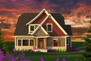 Craftsman Style House Plan - 4 Beds 3 Baths 2712 Sq/Ft Plan #70-1229 