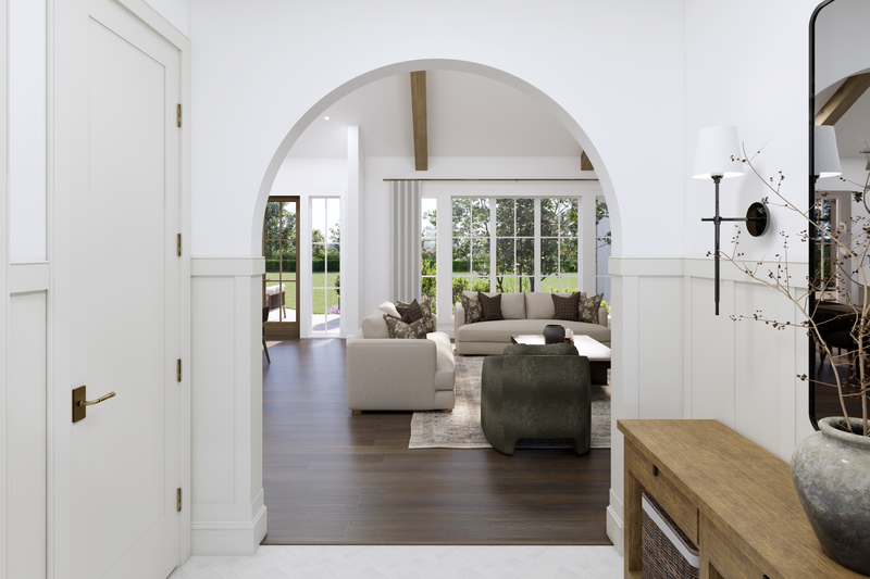 Architectural House Design - Interior - Entry 1 for European House Plan #1114-124 - 3 bed, 2.5 bath