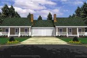 Ranch Style House Plan - 1 Beds 1 Baths 1200 Sq/Ft Plan #21-128 