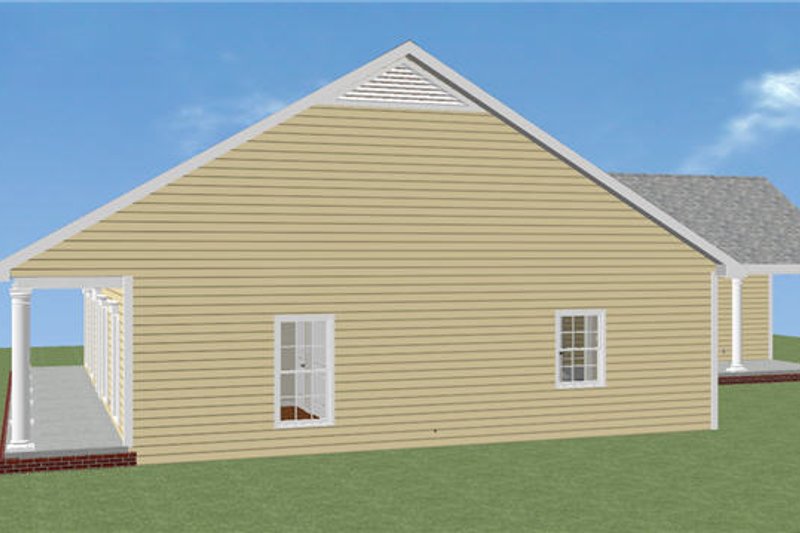 Home Plan - Exterior - Other Elevation 1 for Country House Plan #44-139 - 3 bed, 2 bath