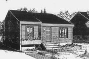 Contemporary Style House Plan - 2 Beds 1 Baths 868 Sq/Ft Plan #25-4252 