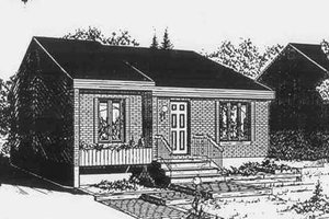 Contemporary Exterior - Front Elevation Plan #25-4252