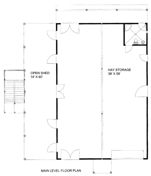 Country Floor Plan - Main Floor Plan #117-661