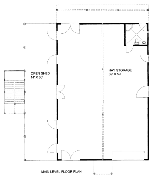 Dream House Plan - Country Floor Plan - Main Floor Plan #117-661