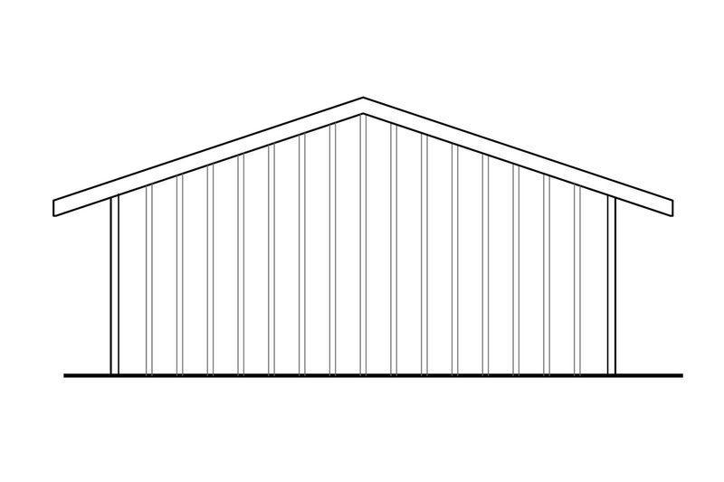 House Plan Design - Exterior - Rear Elevation for Traditional House Plan #124-1234, 0 bath