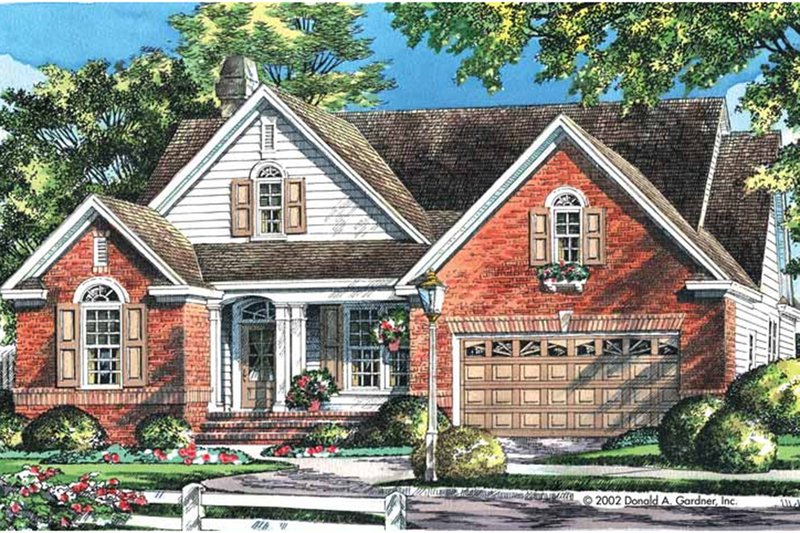 Home Plan - Exterior - Front Elevation 3 for Traditional House Plan #929-42 - 3 bed, 2 bath