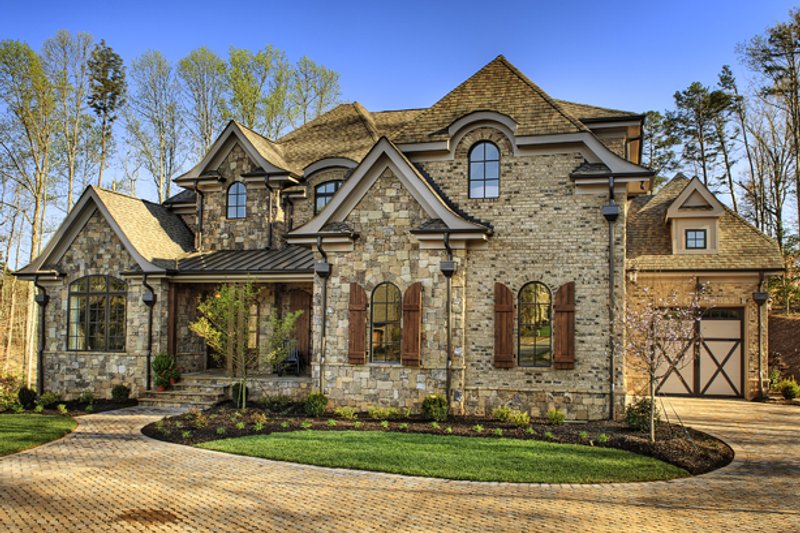 Dream House Plan - European Exterior - Front Elevation Plan #54-503