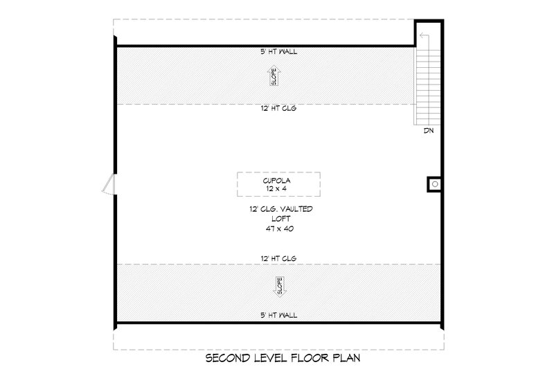 Dream House Plan - Floor Plan - Upper Floor for Farmhouse House Plan #932-960, 0 bath