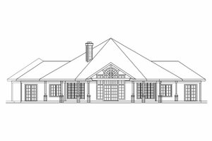 Exterior - Other Elevation for Ranch House Plan #124-577 - 3 bed, 2.5 bath