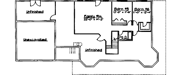 House Blueprint - Victorian Floor Plan - Lower Floor Plan #31-103