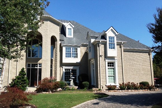 Exterior - Front Elevation 4 for European House Plan #119-182 - 4 bed, 4.5 bath