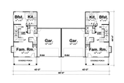 Cottage Style House Plan - 3 Beds 2.5 Baths 3268 Sq/Ft Plan #20-1343 Floor 