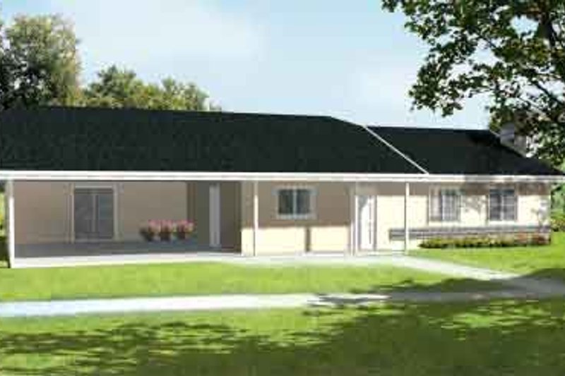 Home Plan - Ranch Exterior - Front Elevation Plan #1-1049