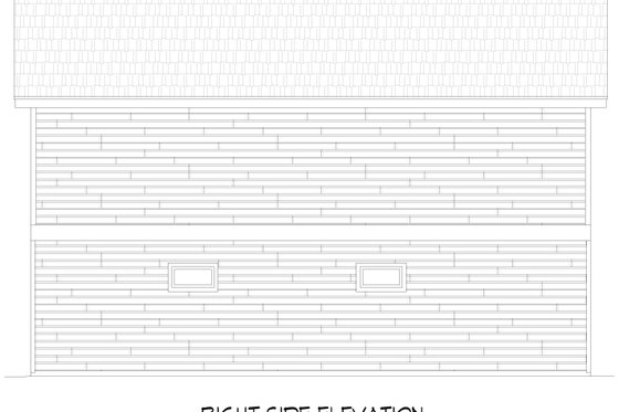 Exterior - Other Elevation 1 for Farmhouse House Plan #932-552 - 1 bed, 2 bath