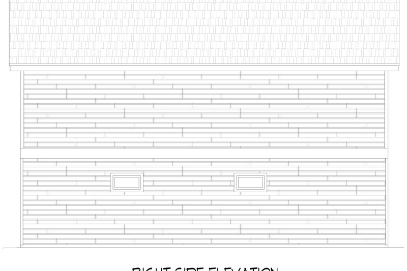 Dream House Plan - Exterior - Other Elevation 1 for Farmhouse House Plan #932-552 - 1 bed, 2 bath