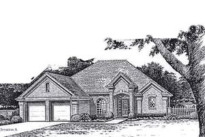 Traditional Exterior - Front Elevation Plan #310-772