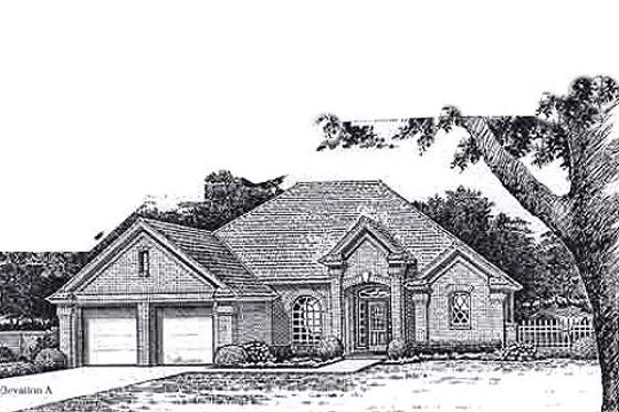 Exterior - Front Elevation for Traditional House Plan #310-772 - 4 bed, 2 bath