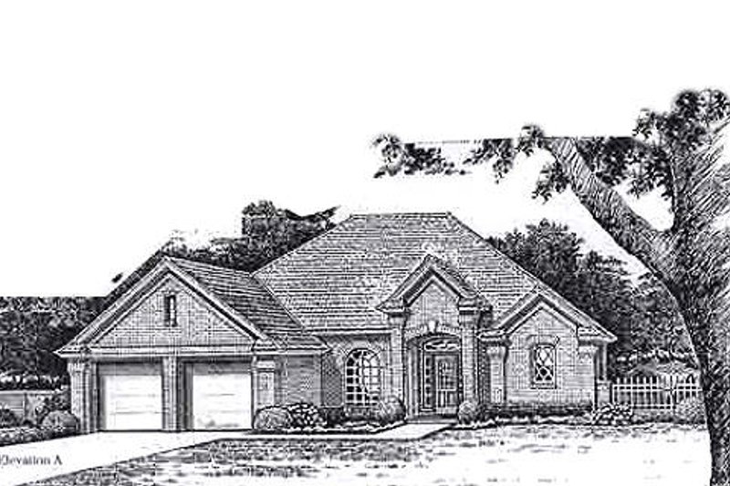 Traditional Style House Plan - 4 Beds 2 Baths 1837 Sq/Ft Plan #310-772