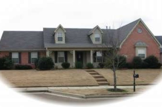 Exterior - Front Elevation for Southern House Plan #81-1019 - 4 bed, 2 bath