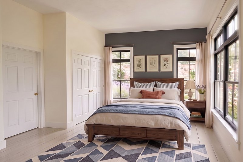 House Plan Design - Interior - Master Bedroom for Country House Plan #1089-82 - 2 bed, 2 bath