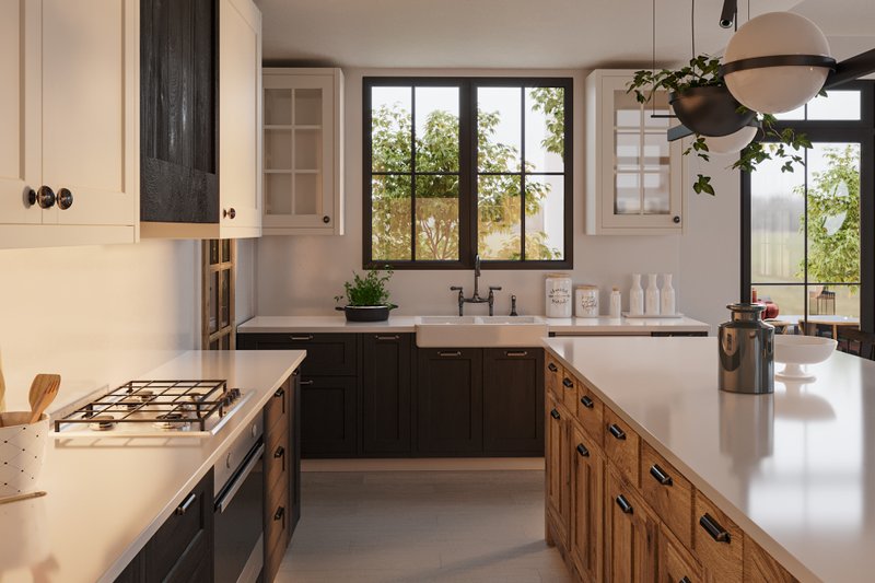 Home Plan - Interior - Kitchen for Country House Plan #23-2800 - 3 bed, 2 bath