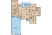 European Style House Plan - 4 Beds 4 Baths 2849 Sq/Ft Plan #923-16 