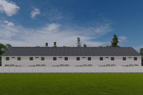 Exterior - Rear Elevation for Farmhouse House Plan #1060-319 - 18 bed, 12 bath