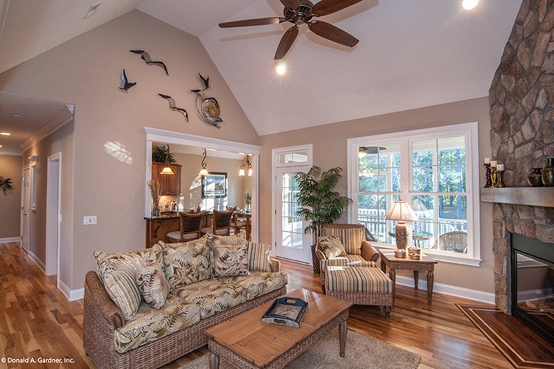 Home Plan - Interior - Family Room 1 for European House Plan #929-27 - 4 bed, 3 bath