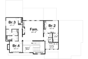 Modern Style House Plan - 4 Beds 3.5 Baths 3571 Sq/Ft Plan #455-358 