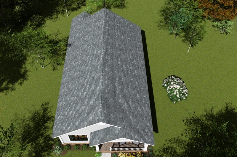 House Plan Design - Exterior - Other Elevation 3 for Cottage House Plan #513-5 - 3 bed, 2 bath