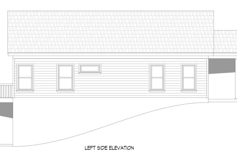 Home Plan - Exterior - Other Elevation for Traditional House Plan #932-622 - 2 bed, 2 bath