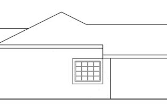 Exterior - Other Elevation 1 for Mediterranean House Plan #124-434 - 3 bed, 1 bath