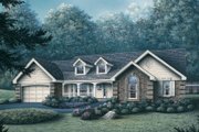 Traditional Style House Plan - 4 Beds 2 Baths 1791 Sq/Ft Plan #57-174 