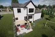 Contemporary Style House Plan - 4 Beds 2.5 Baths 3078 Sq/Ft Plan #1075-17 