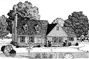Country Exterior - Front Elevation Plan #36-191