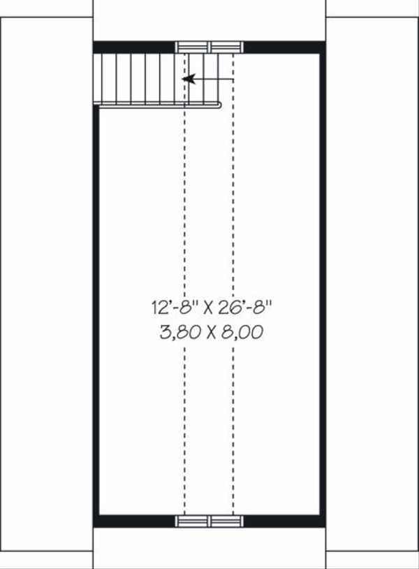 House Design - Traditional Floor Plan - Upper Floor Plan #23-766