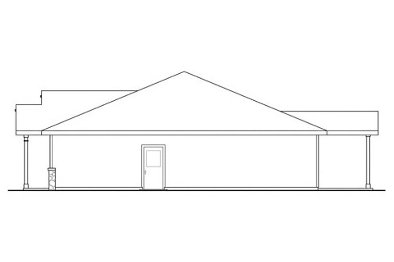 House Plan Design - Exterior - Other Elevation 1 for Bungalow House Plan #124-839 - 3 bed, 2 bath