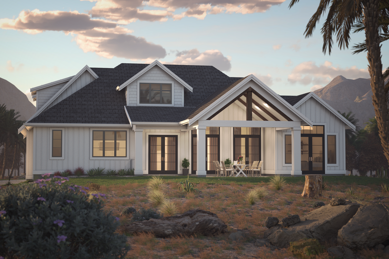 Dream House Plan - Exterior - Outdoor Living for Farmhouse House Plan #1086-4 - 3 bed, 2.5 bath