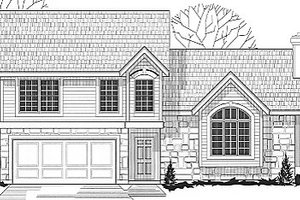 Traditional Exterior - Front Elevation Plan #67-638