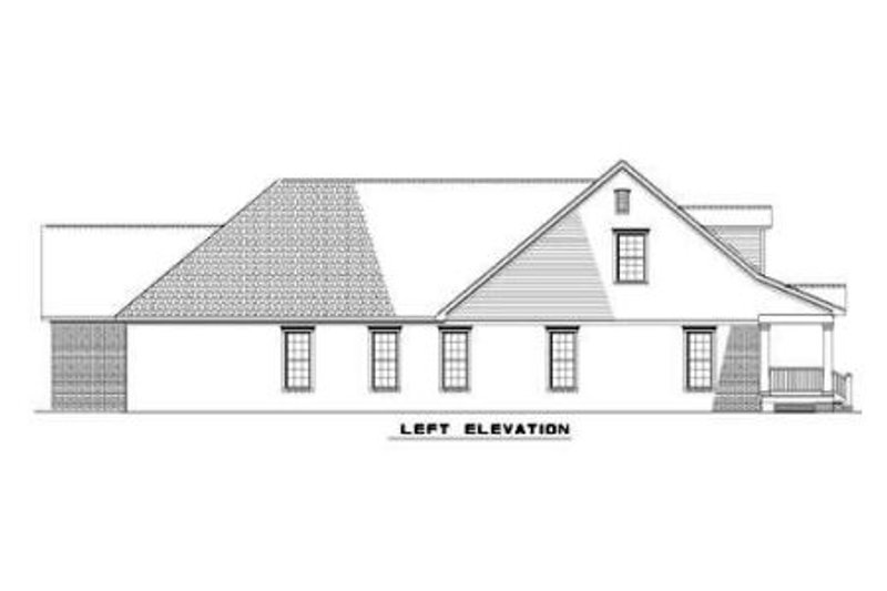 Home Plan - Exterior - Other Elevation for Country House Plan #17-281 - 4 bed, 3 bath