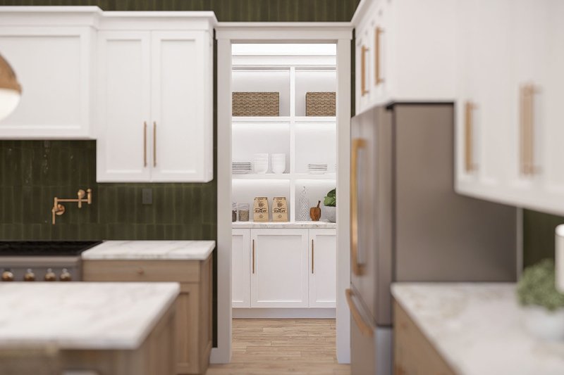 Home Plan - Interior - Kitchen 2 for Farmhouse House Plan #455-736 - 3 bed, 2.5 bath