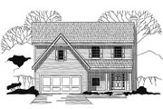 Traditional Style House Plan - 3 Beds 3 Baths 1768 Sq/Ft Plan #67-179 
