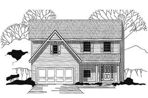 Traditional Exterior - Front Elevation Plan #67-179