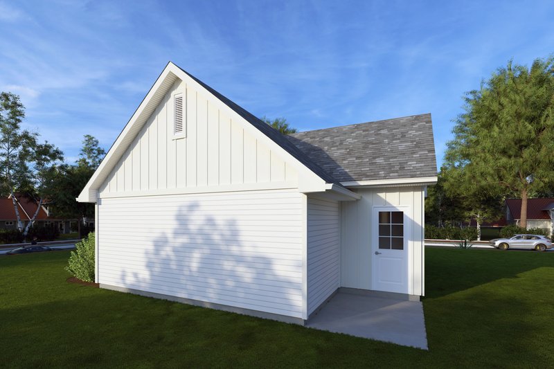 Architectural House Design - Exterior - Other Elevation 1 for Farmhouse House Plan #1111-19 - 1 bed, 1.5 bath
