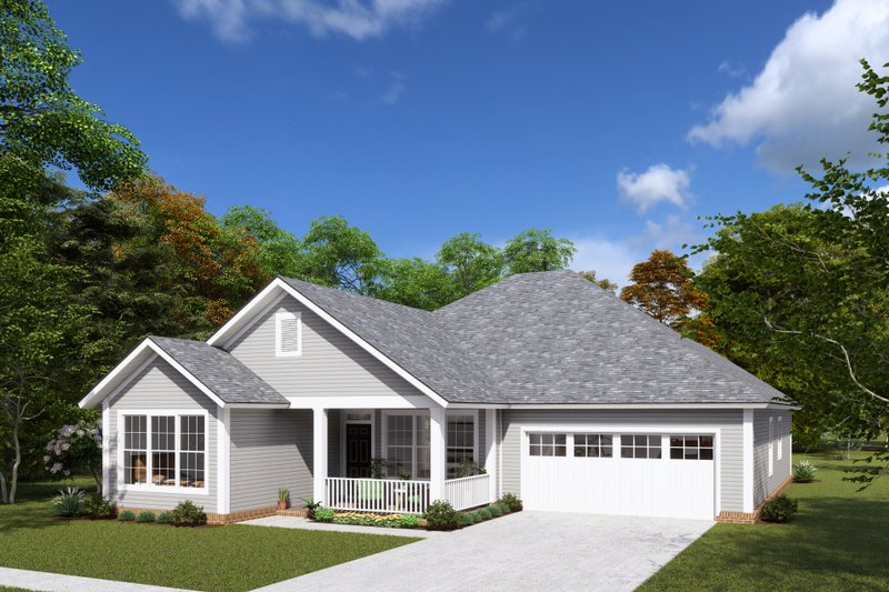 Traditional Style House Plan - 3 Beds 2 Baths 1679 Sq Ft Plan #513-2080 