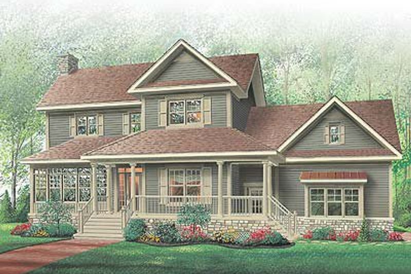 Home Plan - Photo 7 for Farmhouse House Plan #23-293 - 3 bed, 2.5 bath