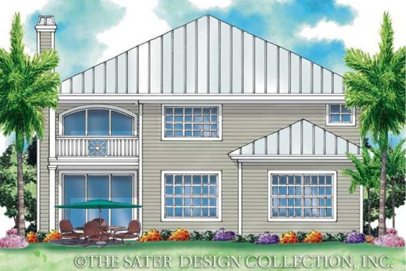 Home Plan - Exterior - Rear Elevation 1 for Prairie House Plan #930-93 - 4 bed, 2.5 bath