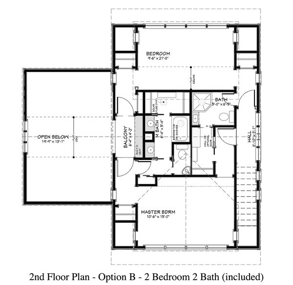 Country Floor Plan - Upper Floor Plan #917-13