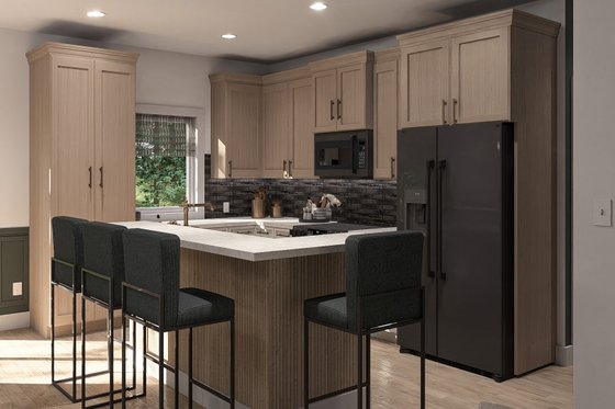 Interior - Kitchen for Farmhouse House Plan #455-248 - 3 bed, 2 bath